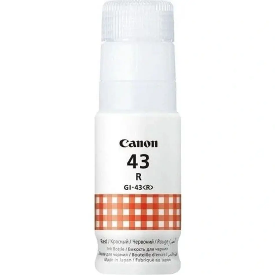 Canon Gı-43r Red-kırmızı Mürekkep Kartuşu Orjinal