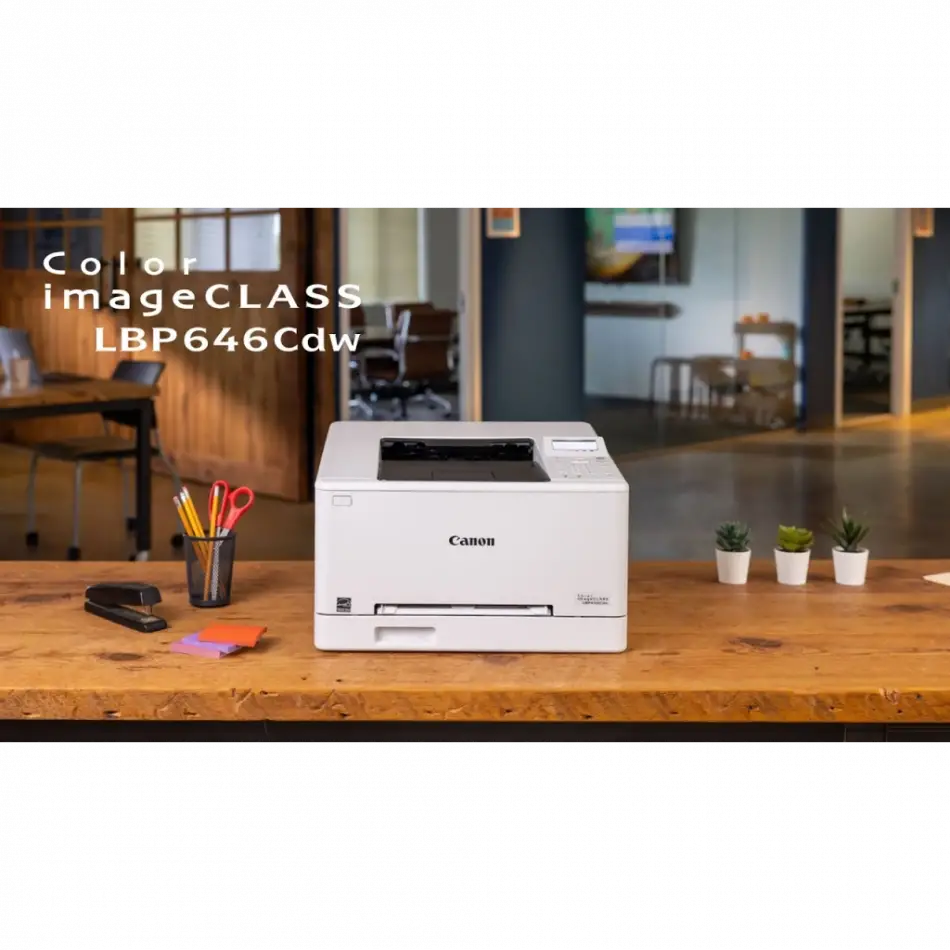 Canon  İ-sensys Lbp646cdw,  Wifi, Lan, Duplex, Renkli Lazer, Yazıcı (dakikada 25  Sayfa) Orijinal Tonerli, Türkiye Distibütör Garantili
