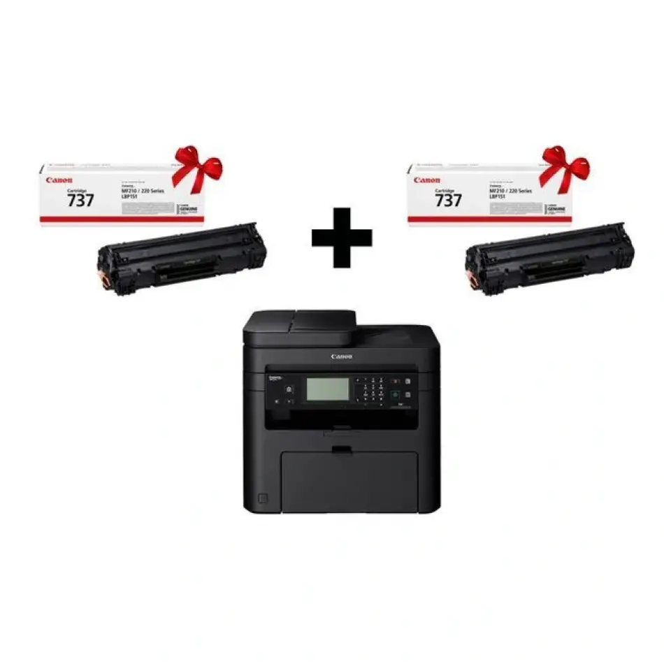 Canon Laser Mf237w Tar-fot-fax Wi-fi+2toner Hediye