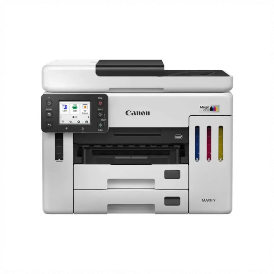 Canon Maxıfy Gx7140, Renkli, Mürekkep Mega Tanklı, Yazıcı, Tarayıcı, Wifi, Lan, Duplex, Orijinal Mürekkep