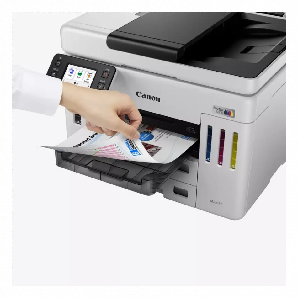 Canon Maxıfy Gx7140, Renkli, Mürekkep Mega Tanklı, Yazıcı, Tarayıcı, Wifi, Lan, Duplex, Orijinal Mürekkep