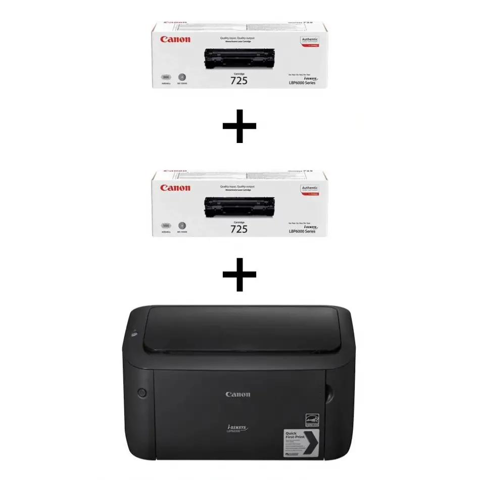 Canon Mono Laser Yazıcı Lbp6030b+2toner Siyah