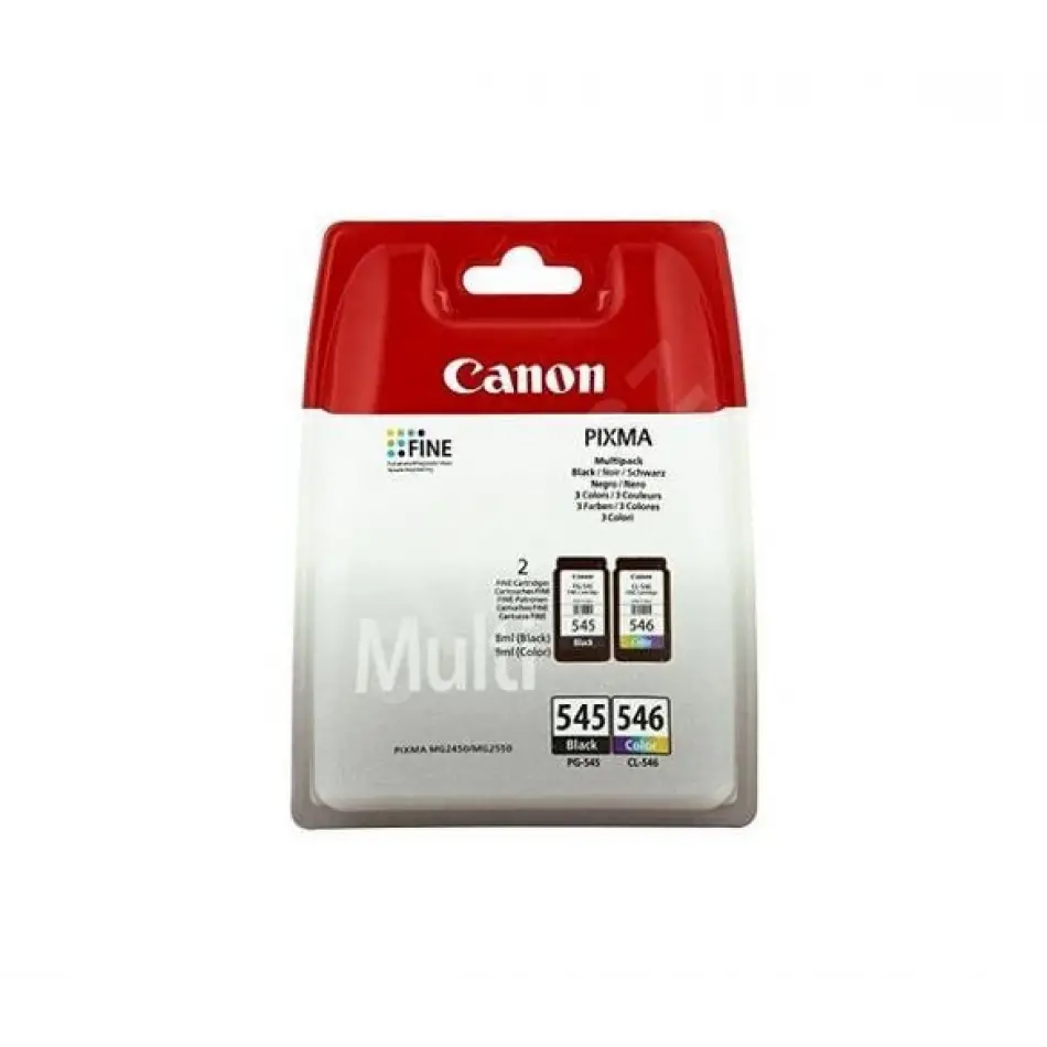 Canon Pg-545/cl-546 Multıpack Murekkep Kartus 2 Lı + Kagıt Hedıyelı