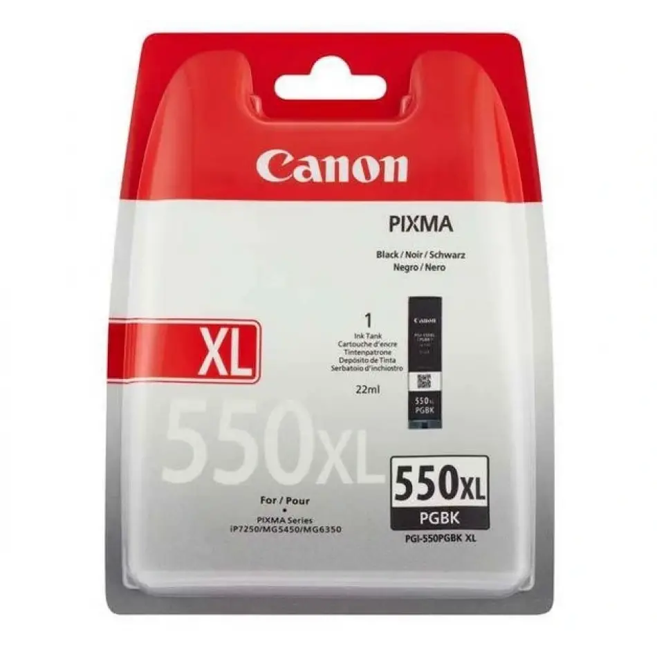 Canon Pgı-550xl Pgbk 7250-5450-6350 Mür.krtş.22ml