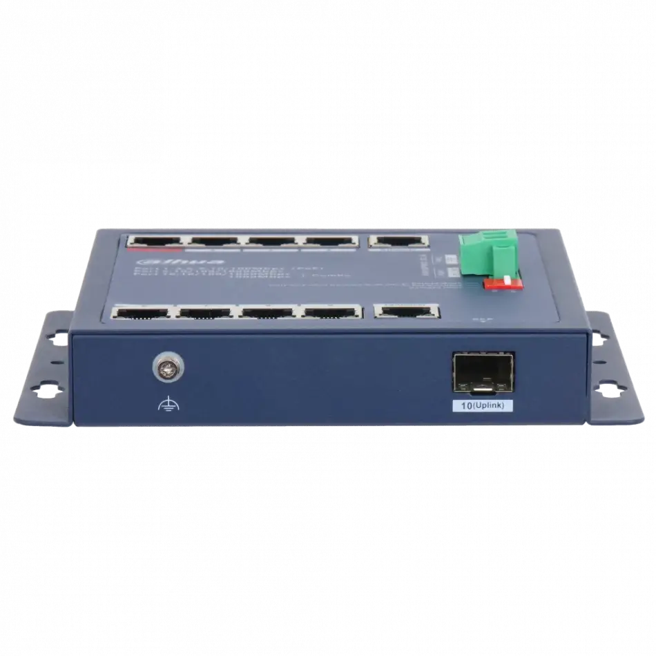Dahua Chs4110-8et-90-f, 8 Port, Megabit, Poe 90w, 1 Port Uplink, 1 Port Combo, Cloud Yönetilebilir, Switch