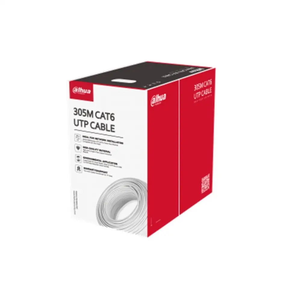 Dahua Dh-pfm920ı-6un-c U/utp 305 Metre 23awg %100 Bakır Beyaz Renk Cat6 Kablo