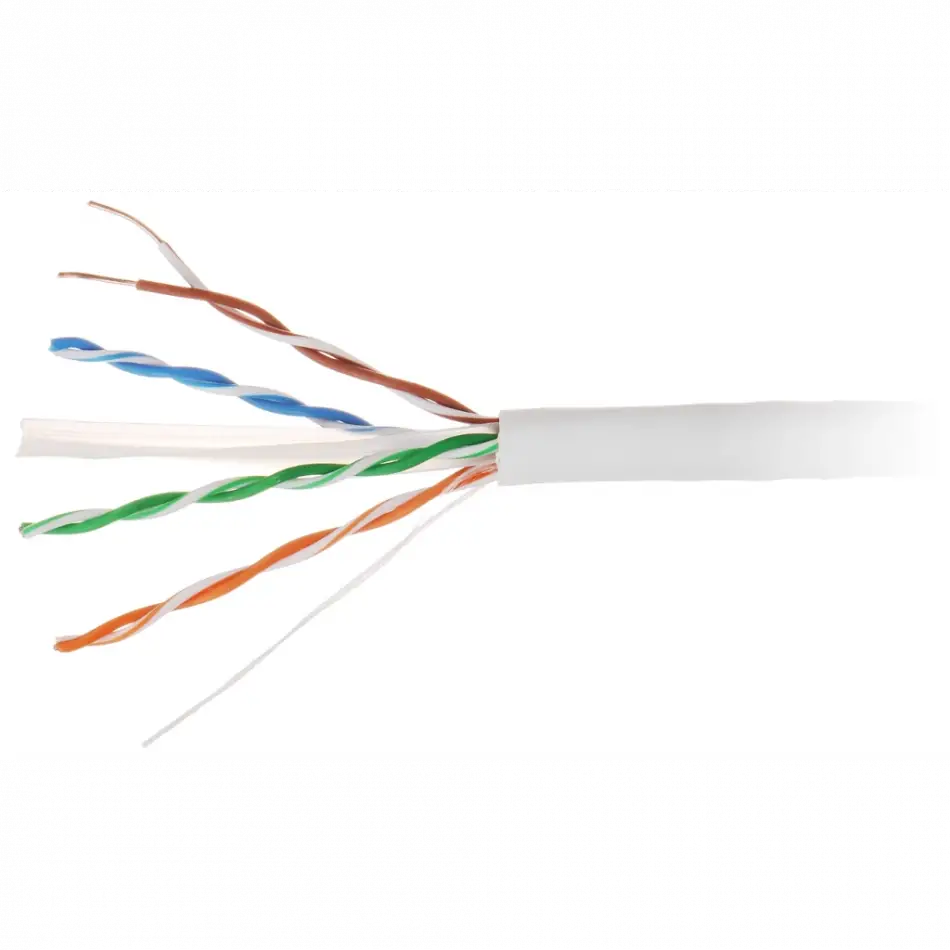 Dahua Dh-pfm923ı-6un-c, Cat6 305m, 24awg 0.53mm, Utp, %100 Bakır, Lszh Halogen Free Kablo, Beyaz Renk