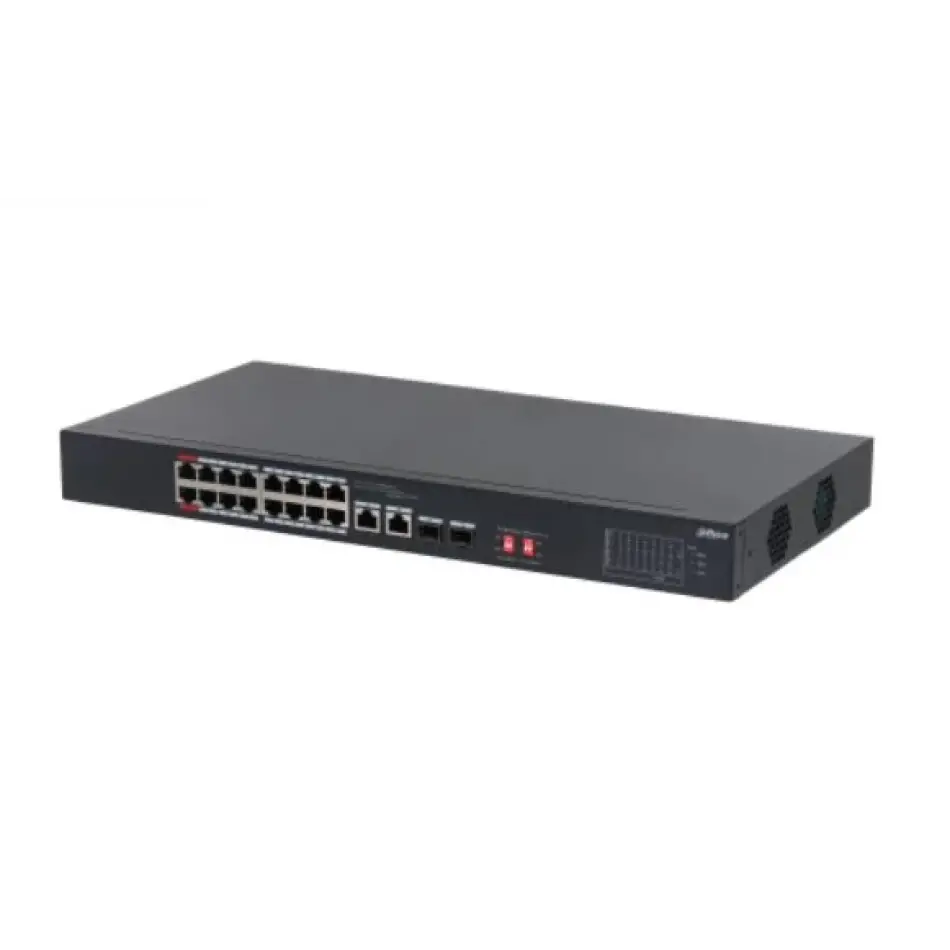 Dahua Dh-s3218-16et-135 16 Port 16xfe-2xge-2xge/sfp 135w Poe Switch