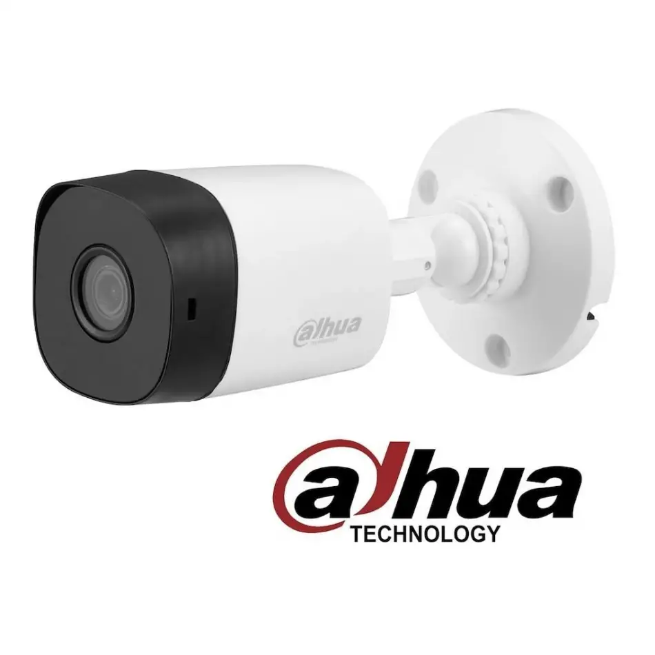 Dahua Hac-b1a21p-a, 2mpix, 3.6mm Lens, 20 Mt Gece Görüşü, Dahili Mikrofon, Bullet Kamera