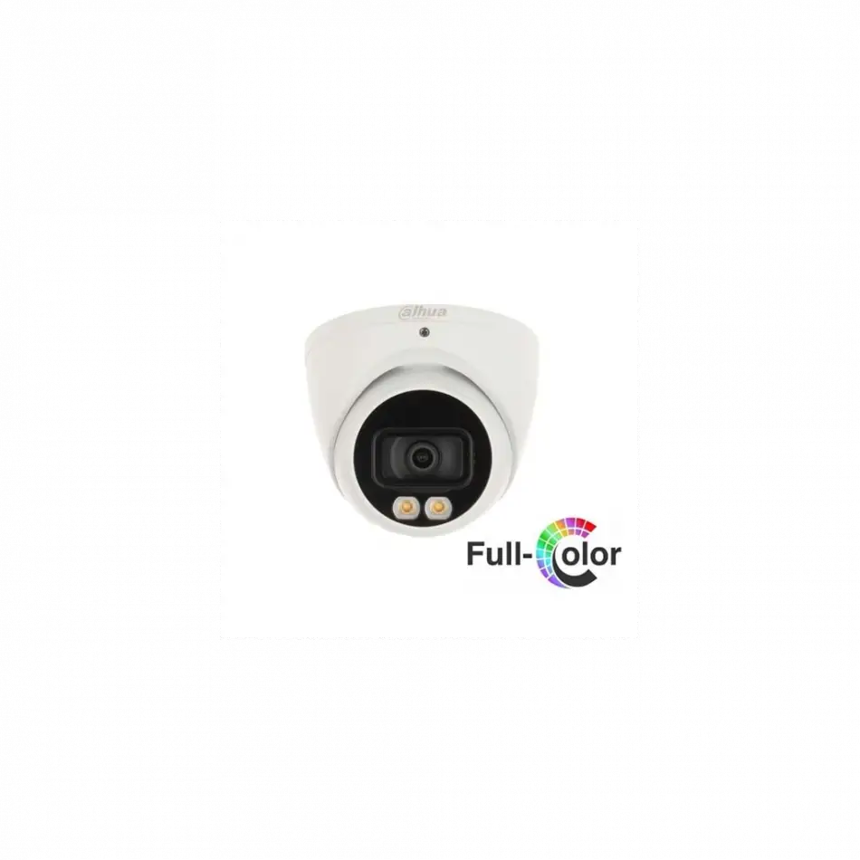 Dahua Hac-hdw1209tQp-a-led-0280b, 2mpix, 2.8mm Lens, 40 Mt Gece Görüşü, Full Color, Dahili Mikrofon, 4 In 1, Dome Kamera