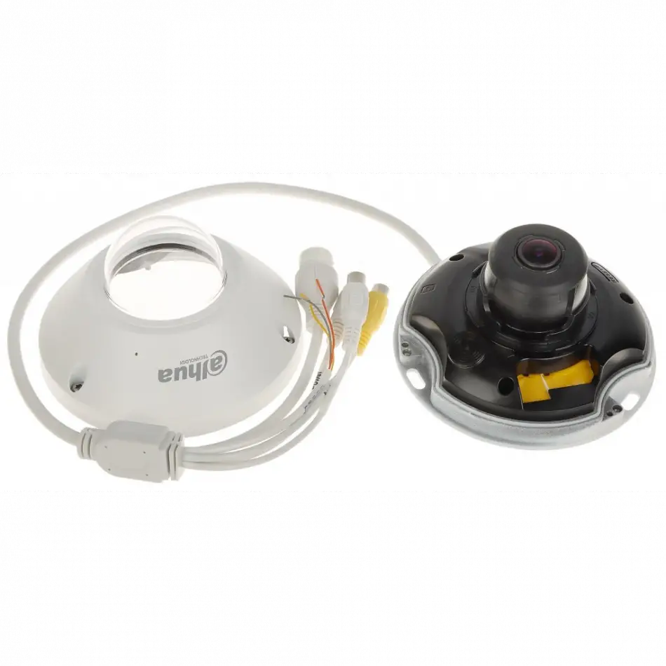 Dahua  Ipc-eb5541-as, 5mpix, 1.4mm Lens, 10mt Gece Görüş, H265+, Ik10, Ip67, Dahili Mikrofon, Sd Kart, Metal Kasa, Fisheye  Ip Kamera