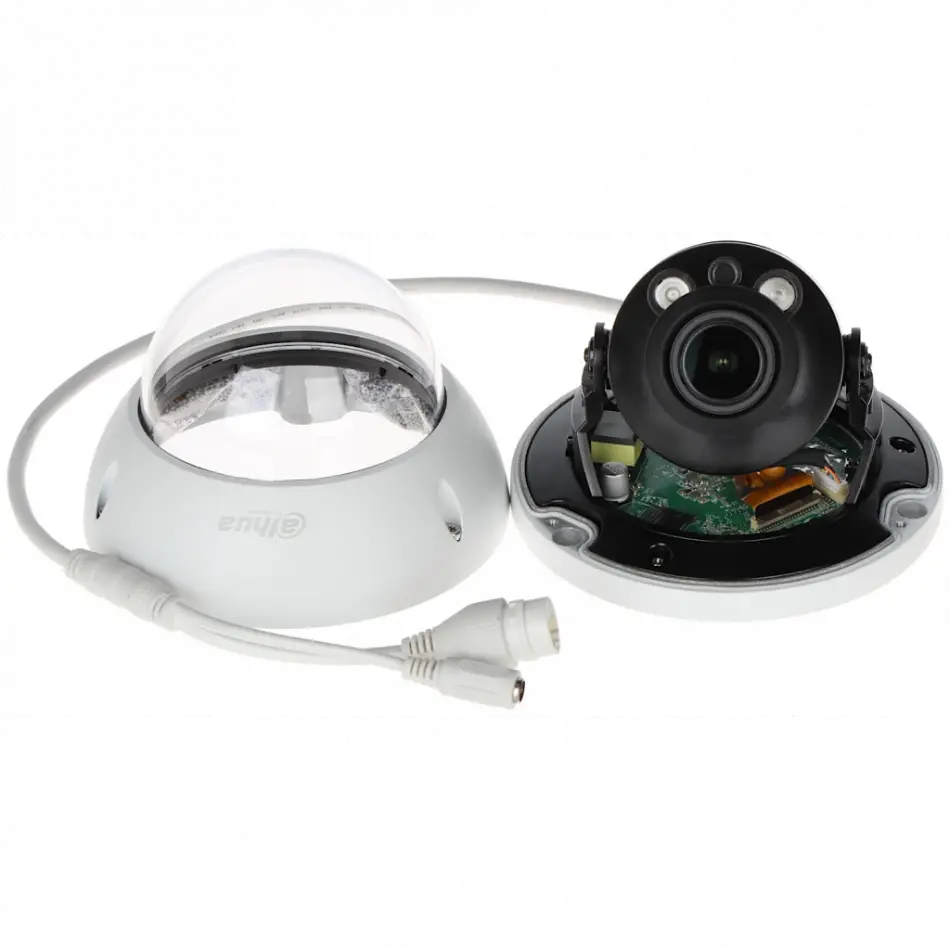 Dahua Ipc-hdbw1230r-zs-2812-s5, 2mpix, 2.8-12mm Motorize Lens, 40mt Gece Görüşü, H265+, Ip67, Ik10, Poe, Dome, Ip Kamera