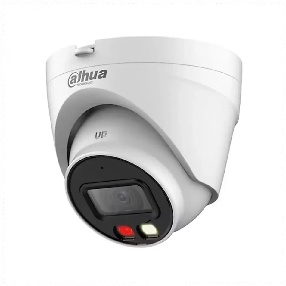 Dahua Ipc-hdw1439v-sa-ıl 4mpix, 2,8mm Lens, Entry Smart Dual Light Fixed-focal Eyeball, H265+,  30mt Gece Görüşü,  Ip67, Mikrofonlu, Poe Dome Ip Kamera