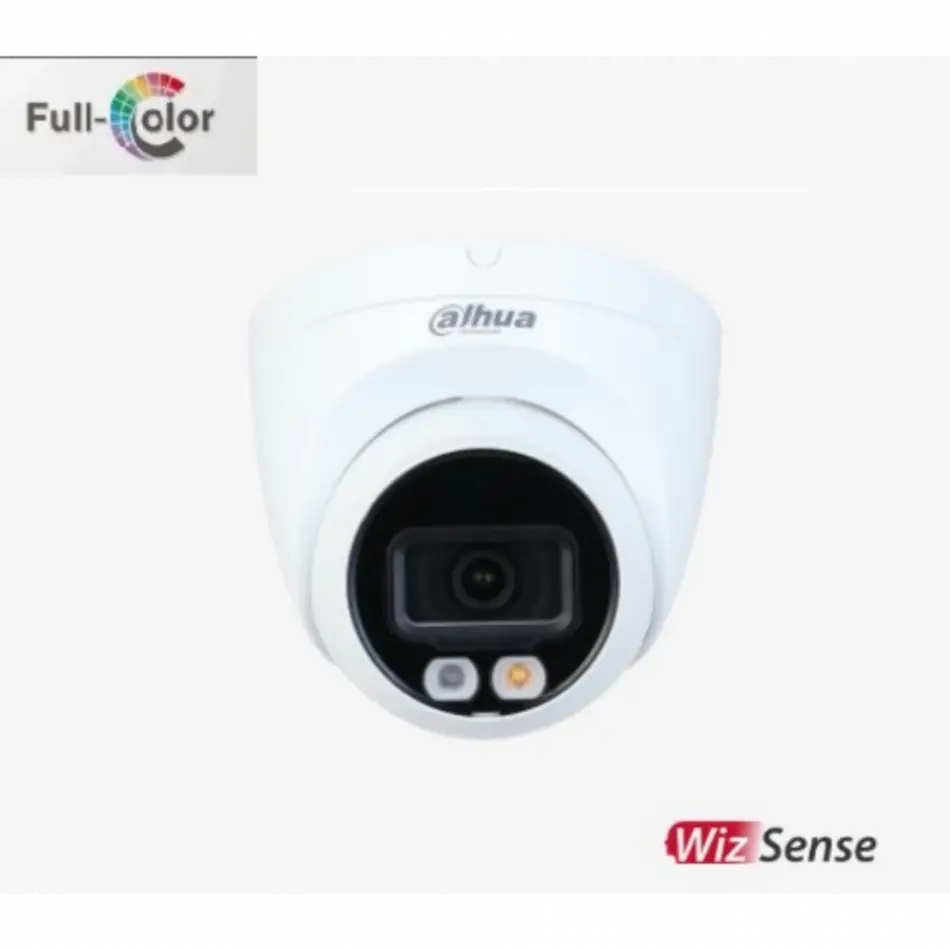 Dahua  Ipc-hdw2249t-s-ıl, 2mpix, Full Color, 2,8mm Lens, H265+, 30mt Gece Görüşü, Ip67, Dahili Mikrofon, Poe Dome Ip Kamera