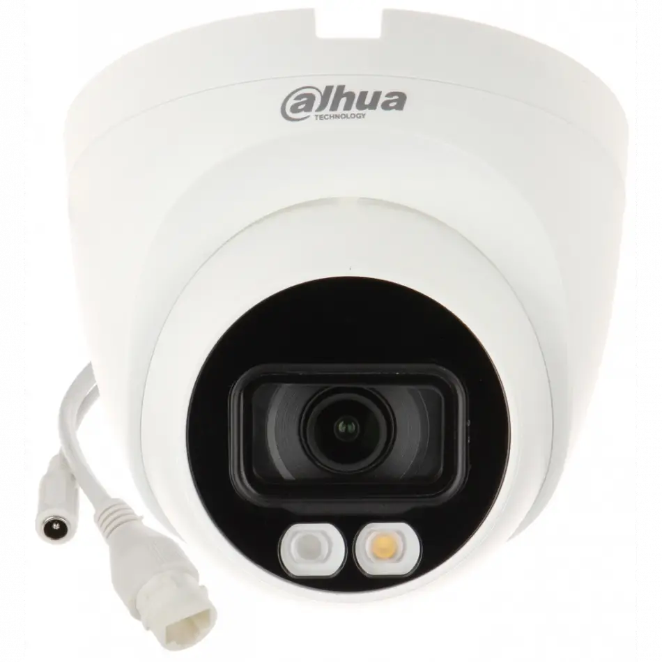 Dahua  Ipc-hdw2449t-s-ıl, 4mpix, Full Color, 2,8mm Lens, H265+, 30mt Gece Görüşü, Ip67, Dahili Mikrofon, Poe Dome Ip Kamera