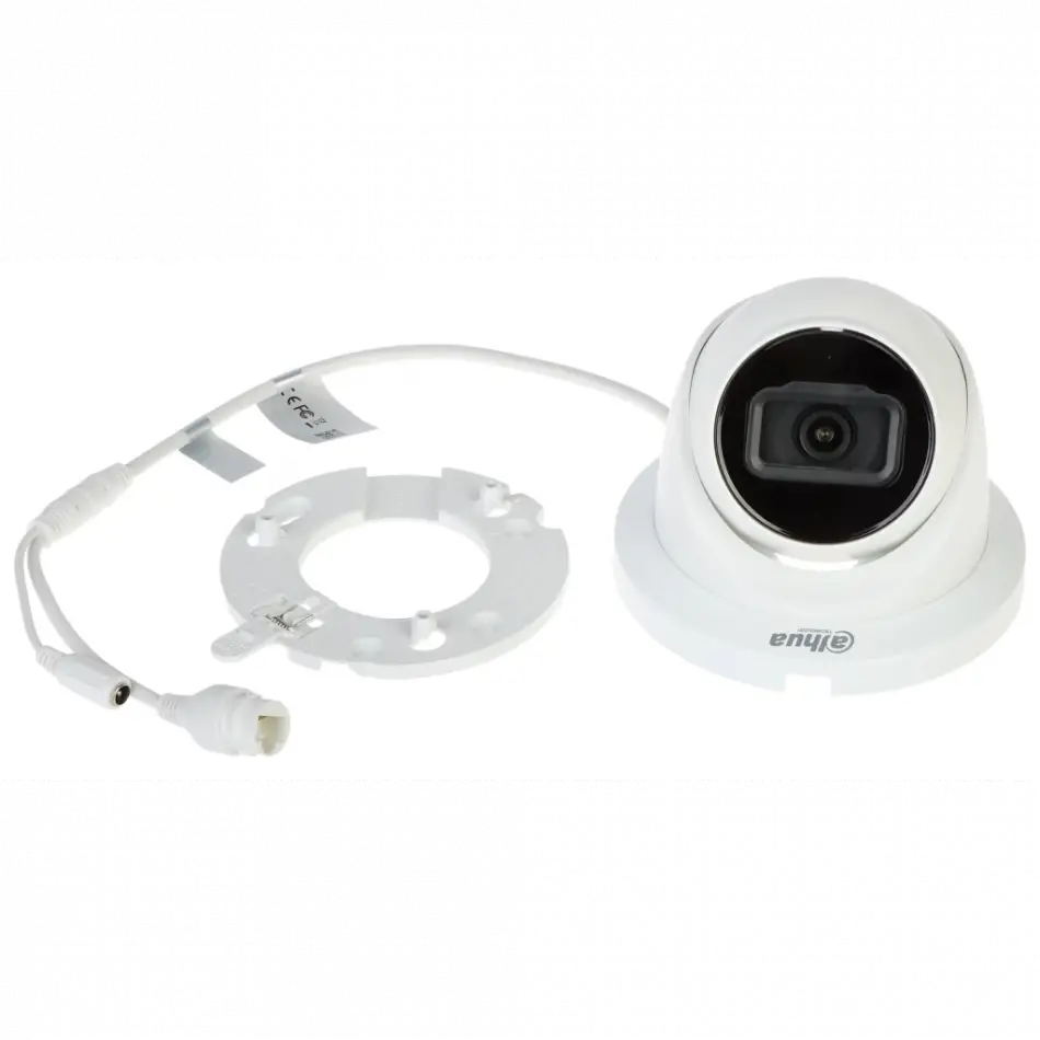 Dahua Ipc-hdw2841tm-s-0280b, 8mpix, 2,8mm Lens, H265+, 30mt Gece Görüşü, Dahili Mikrofon, Starlight, Ip67,  Poe Dome Ip Kamera