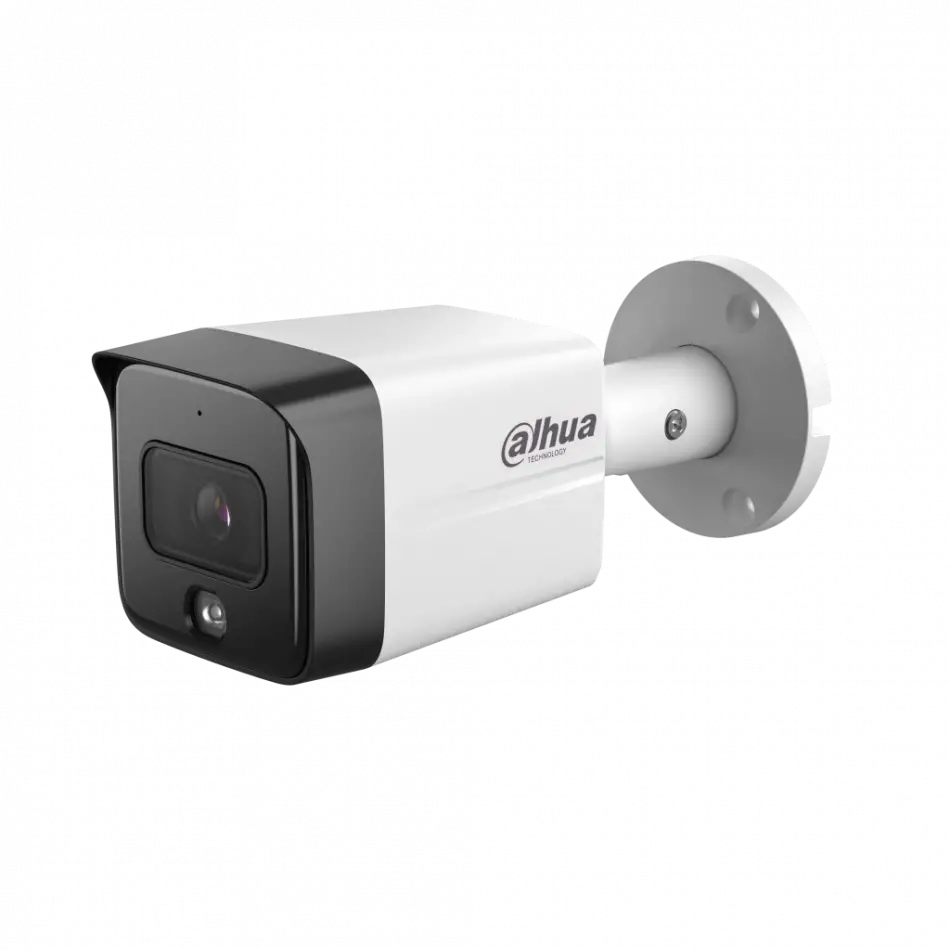 Dahua Ipc-hfw1431tc1-sa, 4mpix, 3,6mm Lens,  Sd Kart, Starlight, H265+, Dahili Mikrofon, 30mt Gece Görüşü, Ip67, Poe Bullet Ip Kamera