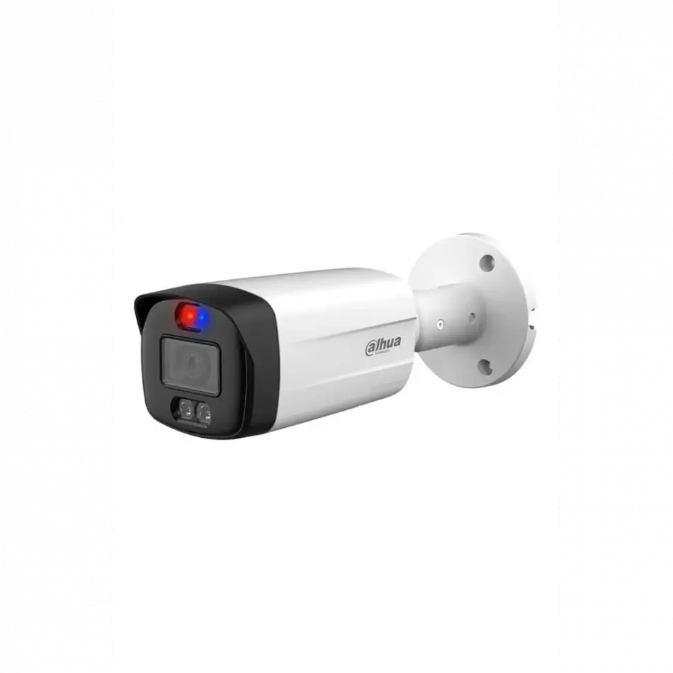 Dahua Ipc-hfw1439tc1-sa-ıl, 4mpix, 3,6mm Lens, Sd Kart, Smart Dual Light, H265+, 30mt Gece Görüşü, Dahili Mikrofon, Ip67, Poe Bullet Ip Kamera