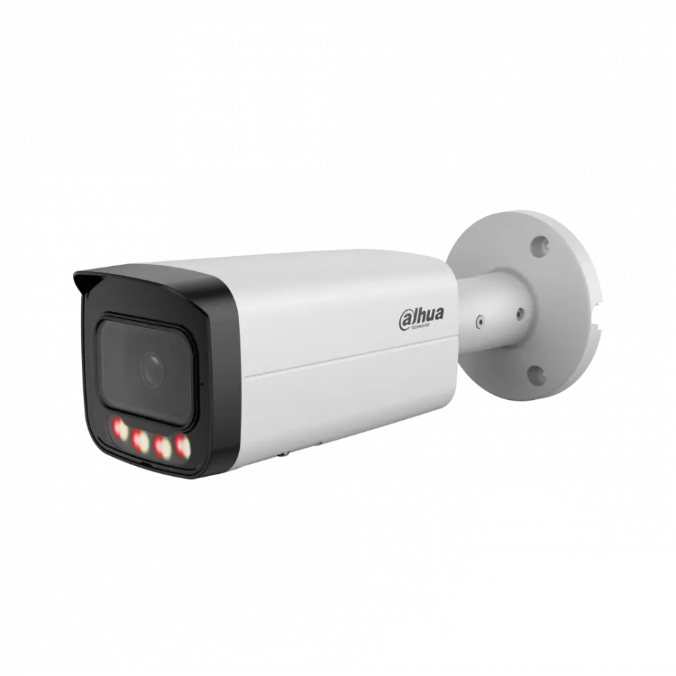 Dahua Ipc-hfw21249t-as-ıl  12mpix, 2,8mm Lens,sd Kart, Smart Dual Light, H265+, 30mt Gece Görüşü, Ip67, Dahili Mikrofon, Poe Bullet Ip Kamera