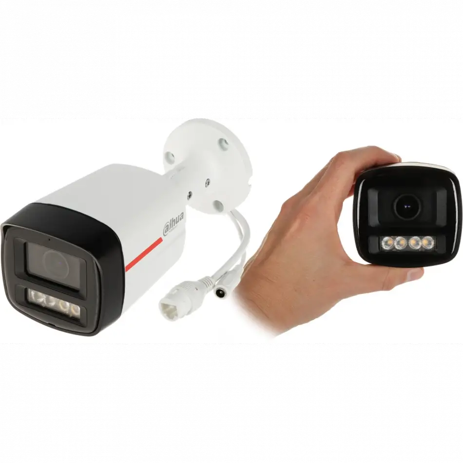 Dahua  Ipc-hfw2449tl-s-pro, 4mpix, Wizcolor, 3,6mm Lens, H265+, 50mt Gece Görüşü, Ip67, Dahili Mikrofon, Poe Bullet Ip Kamera