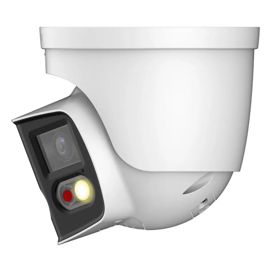 Dahua  Ipc-pdw3849-a180-as-pv, 2x4mpix, 2,8mm Lens, H265+, 25mt Gece Görüşü, Ip67, Dahili Mikrofon, Tioc Duo Süper Geniş Açı Dome Ip Kamera