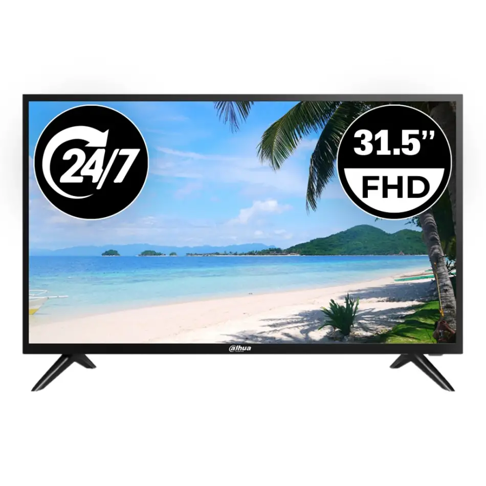 Dahua Lm32-f200 31,5 8ms, 60hz,full Hd, Hdmi, Vga, 8w X 2 Hoparlör, Güvenlik Monitör