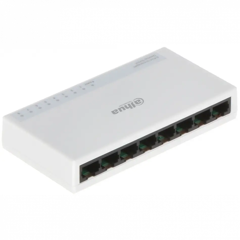 Dahua Pfs3008-8et-l, 8 Port, Megabit, Yönetilemez, Masaüstü Switch