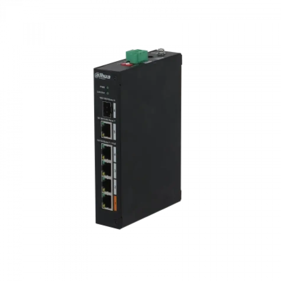 DAHUA PFS3106-4ET-60 4 PORT 4XFE-2XFE YÖNETİLEMEZ MEGABİT 60W POE SWİTCH