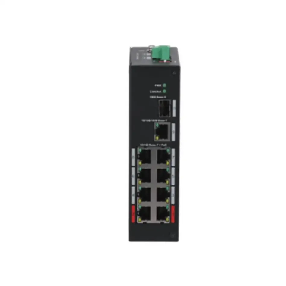 Dahua Pfs3110-8et-96-v2 8 Port 10/100 + 1xgb Rj45/sfp 96w Poe Endustrıyel Swıtch