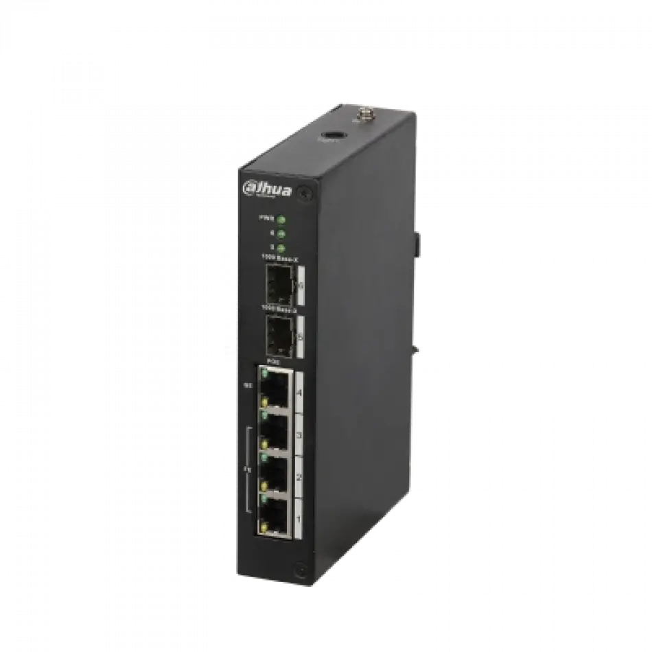 DAHUA PFS3206-4P-96 4 PORT 4XFE-2XGE/SFP END. 96W POE SWİTCH