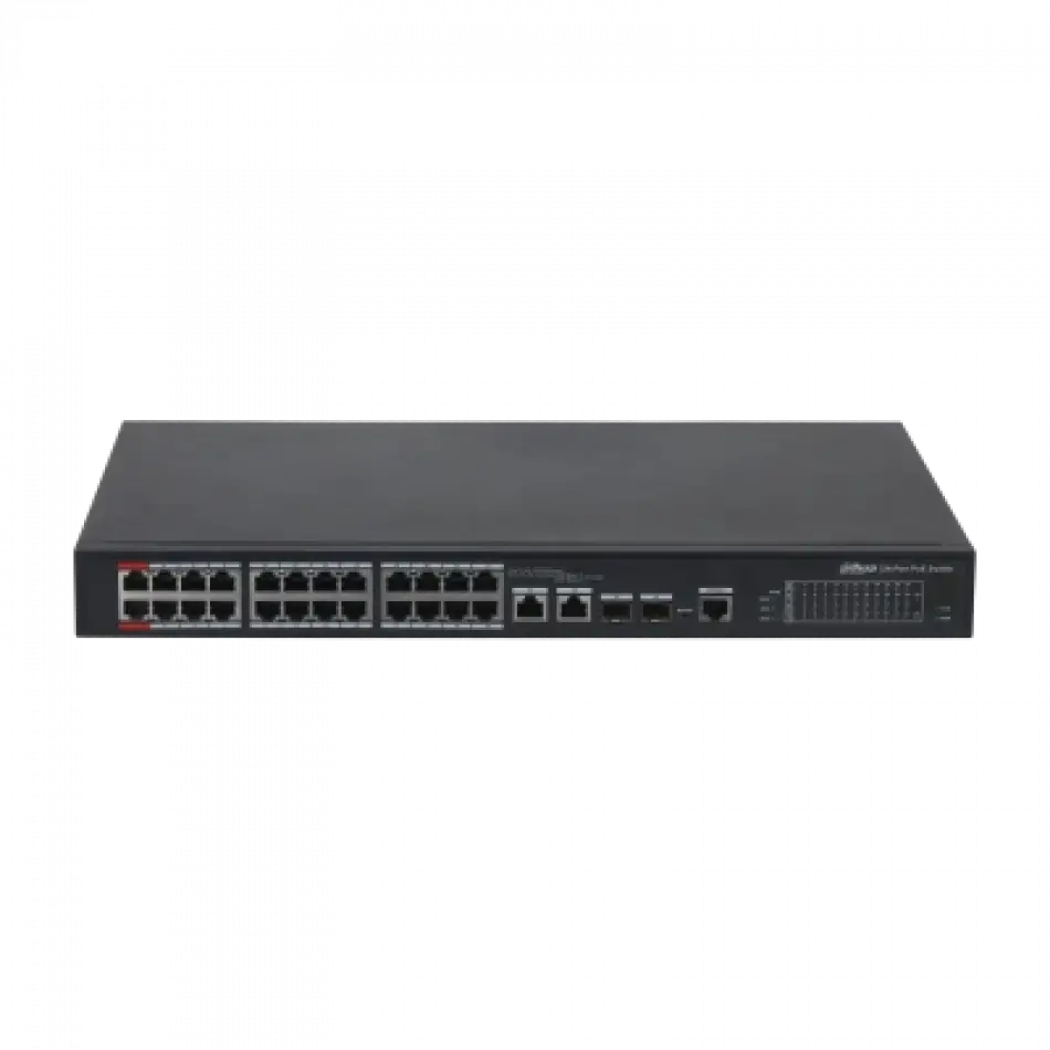 DAHUA PFS4226-24ET-240 24 PORT 24XFE-2GE-2SFP YÖNETİLEBİLİR 240W POE SWİTCH