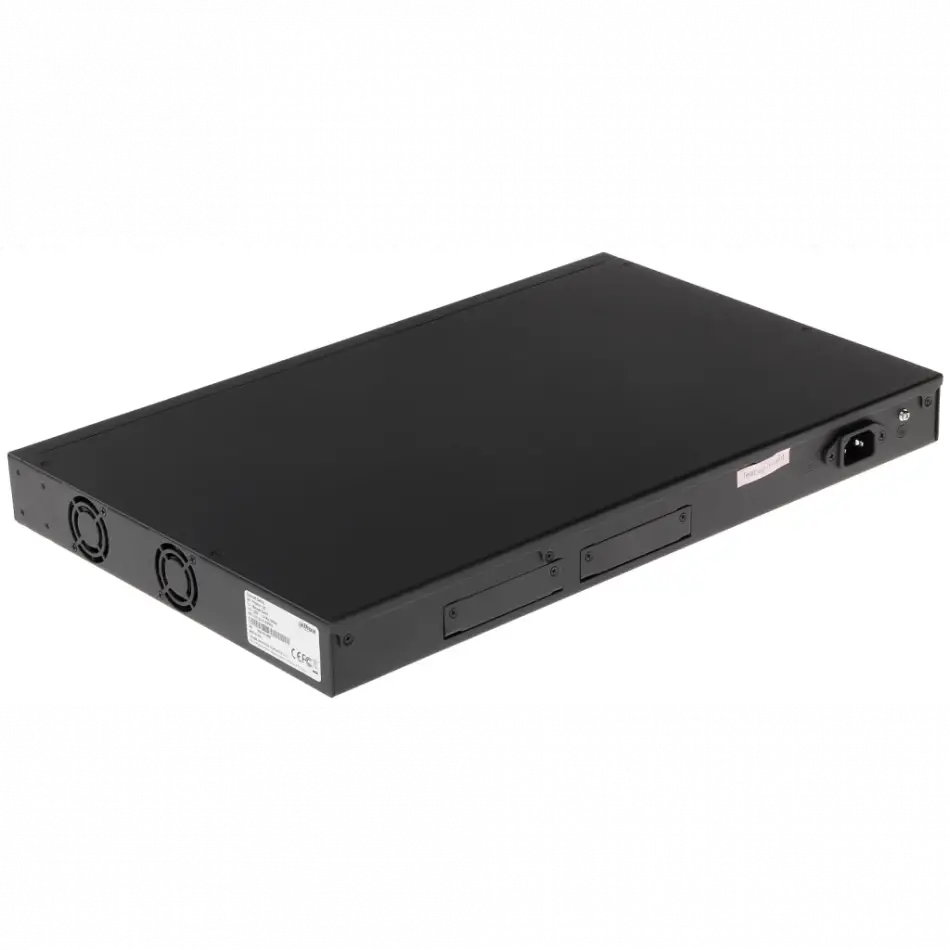 Dahua S3226-24et-240, 24 Port, Megabit, Poe 240w, 2 Port Gigabit Uplink, 2 Port Gigabit Combo Sfp, Longe Range 250mt, Yönetilemez, Rack Mount Switch