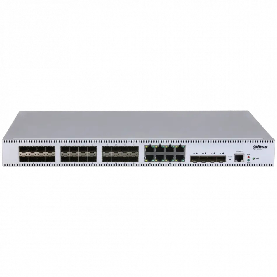 Dahua S5436-24gf8gt4x, 36 Port, 24 Port  Gigabit  Sfp, 8 Port Gigabit Lan, 4 Port 10 Gigabit Sfp, Yönetilebilir, Switch