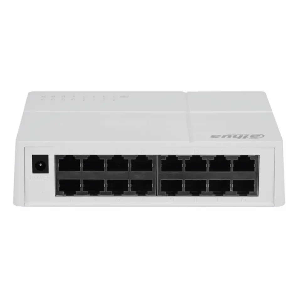 Dahua Sf1016l, 16 Port, Megabit, Yönetilemez, Switch