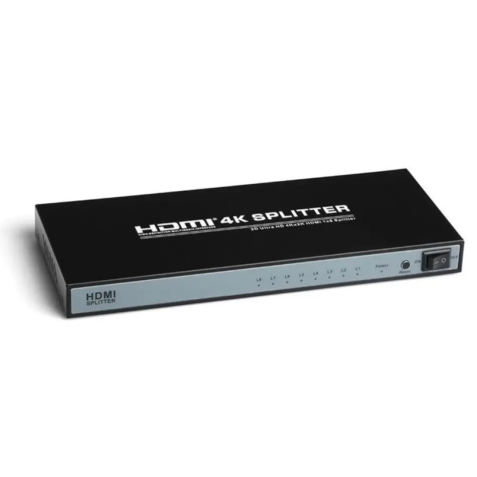 Dark Dk-hd-sp8x1 1 Giriş 8 Çıkışlı 4k Hdmı Çoklayıcı Splıtter