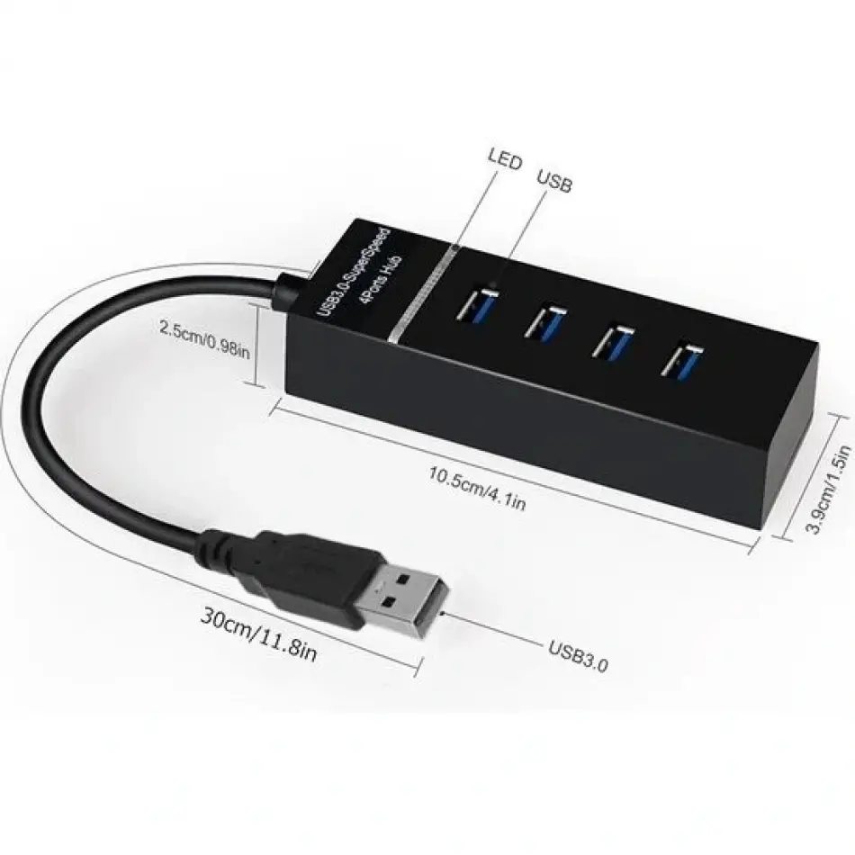 Daytona A303 4lüusb3.0 Super Speed 5gbps Hub