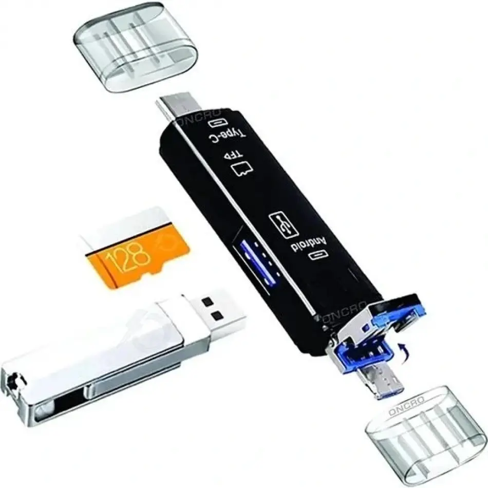 Daytona A5068 3lü Otg Okuyucu.tip-c/micro Usb/usb