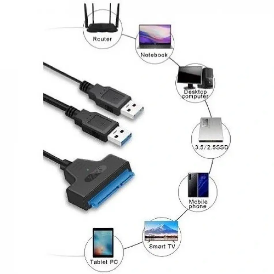 Daytona A5142 Usb3.0 2.5-3.5 Sata Ssd-hdd Çeviric
