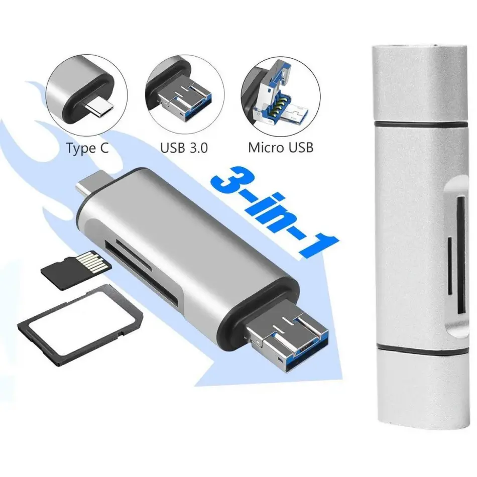 Daytona Ads-103 Tip-c=>usb3.0 Otg Veri +kart