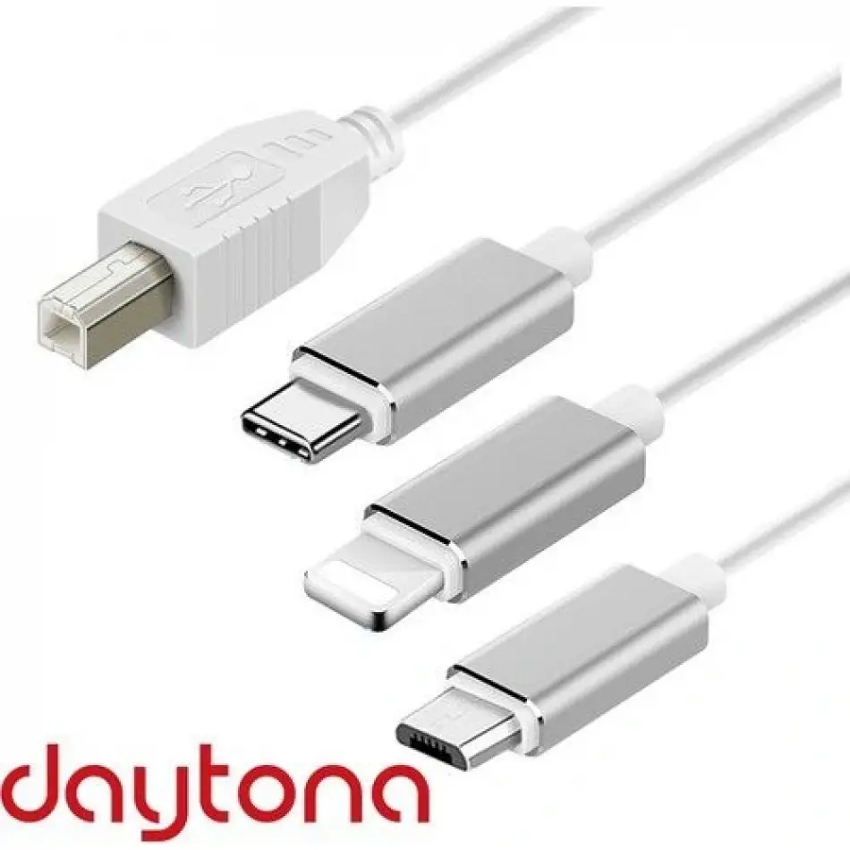 Daytona  Ads-501 3lü Usb-b=>micro Ligtning