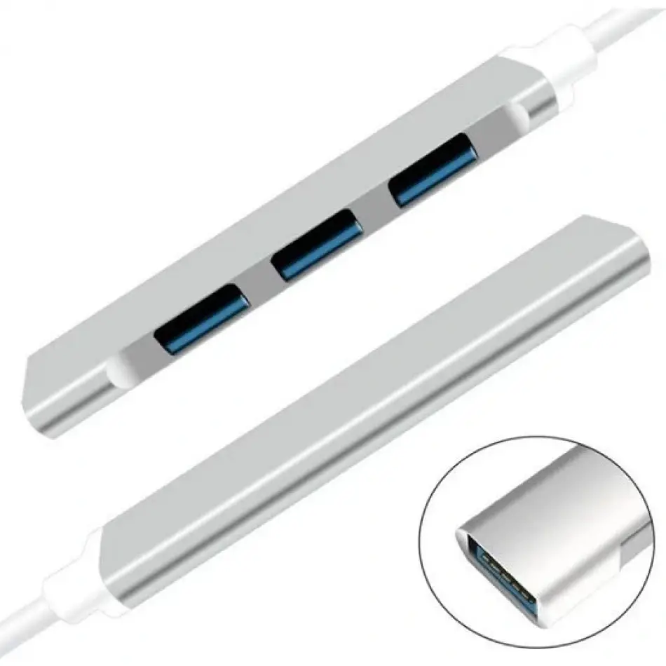 Daytona C-809 Tip-c =>4 Usb 3.0 Hub,5gbps,pc/mac