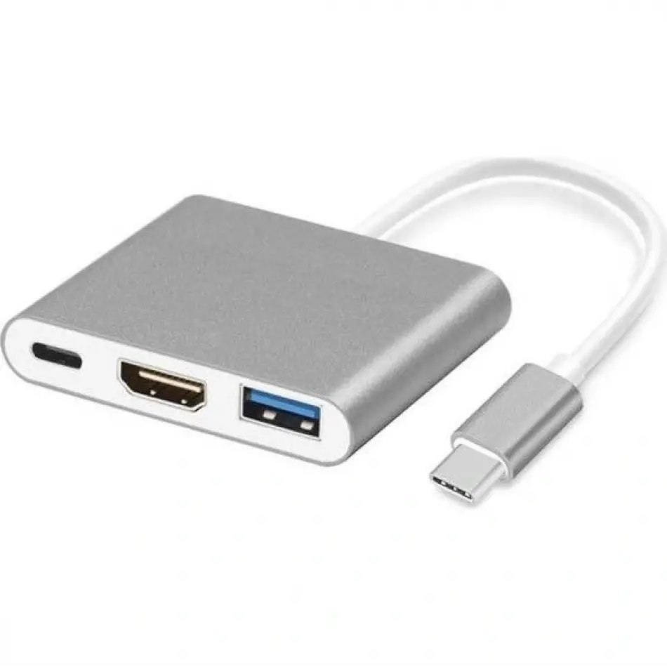 Daytona Fc-01 3lü Usb C Hub=>pd+hdtv+usb Adaptör