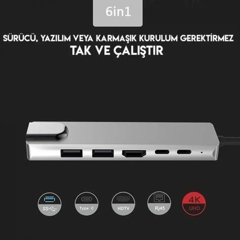 Daytona  Fc-04 8li Usb Type-c Docking Station