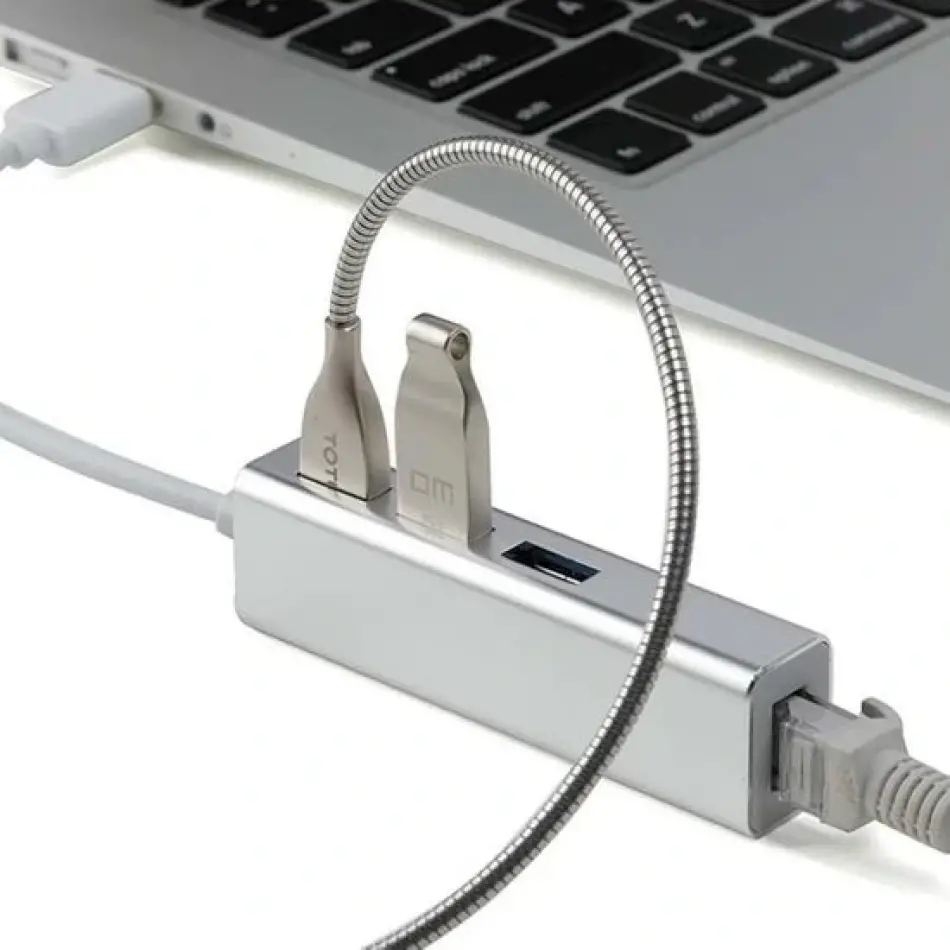 Daytona Fc-05g 4lü Usbc=>1 Rj45 Gigabit+3 Usb Por