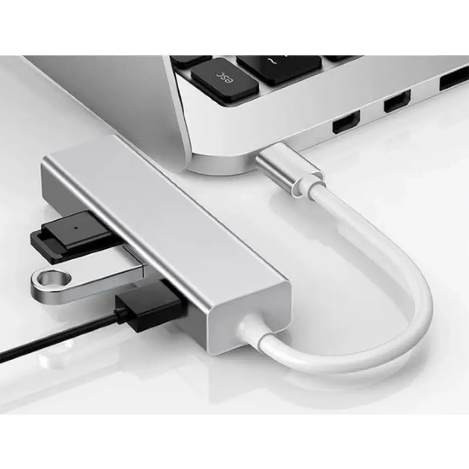 Daytona Fc-05g 4lü Usbc=>1 Rj45 Gigabit+3 Usb Por