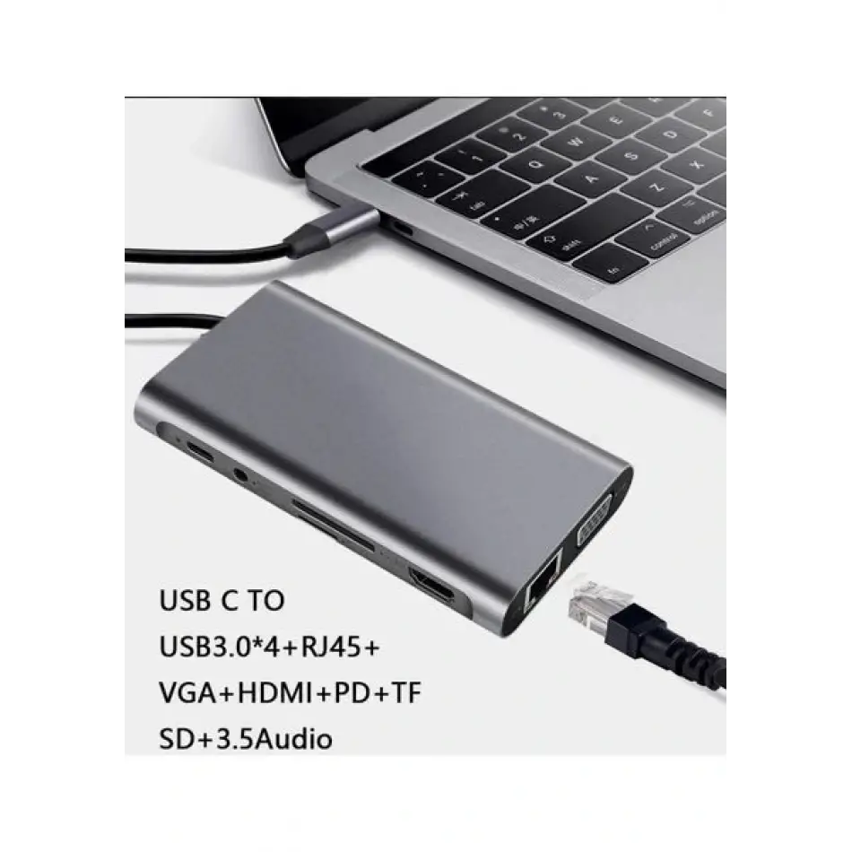 Daytona Fc-31g Tip-c=>11li  Gigabit Hub,füme