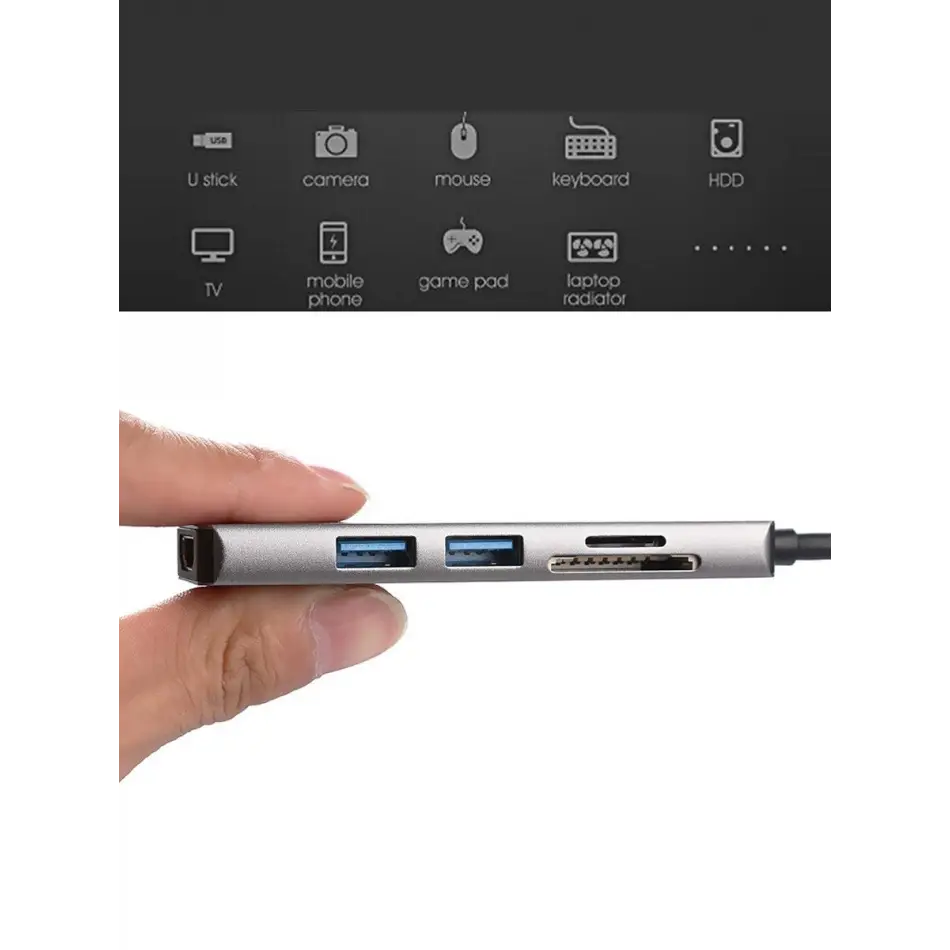 Daytona Fc17 5li Usb Type-c Dockıng Statıon