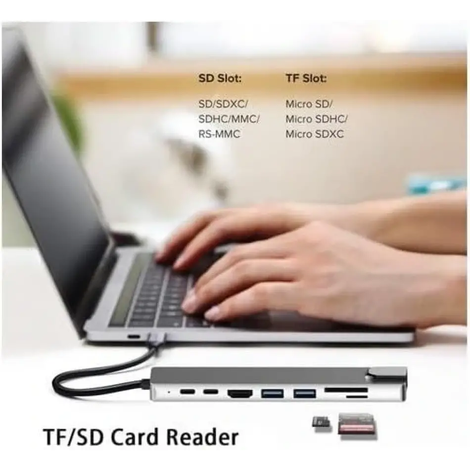 Daytona Fc55 8li Tip-c=>2usb3.0/4khdmı/gigabit Rj