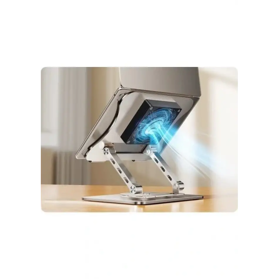 Daytona J41 360° Döner Metal Fanlı Notebook Stand,