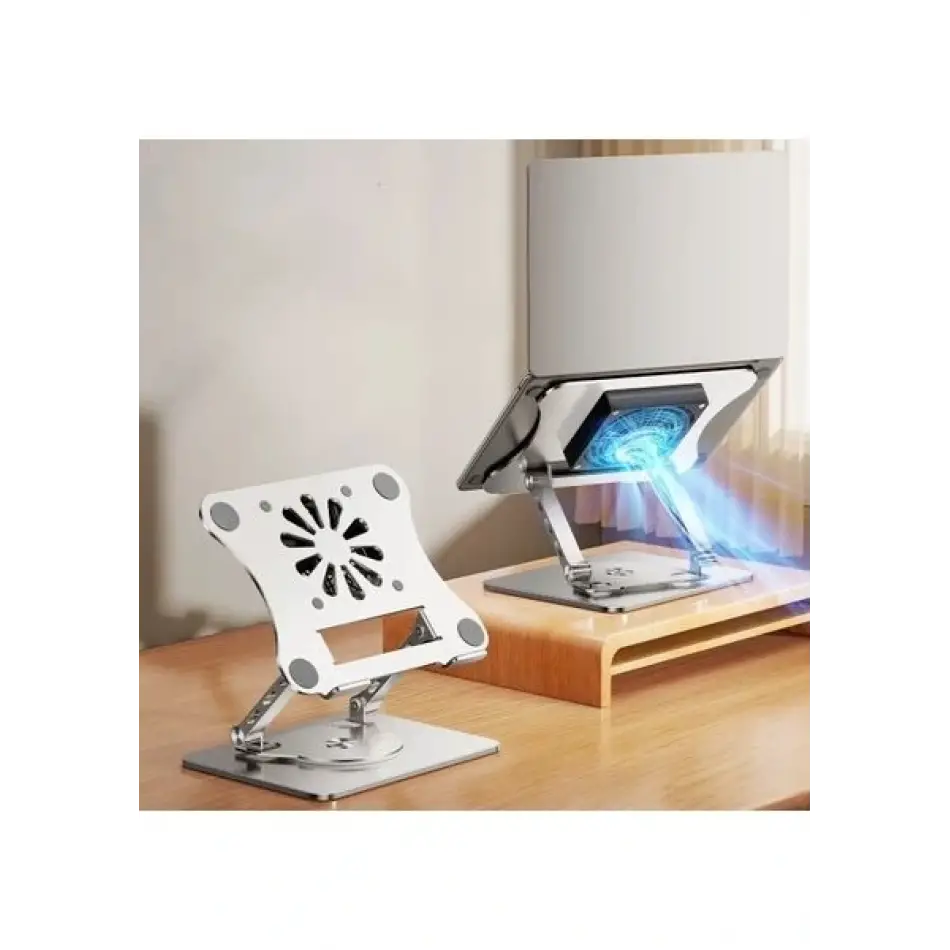 Daytona J41 360° Döner Metal Fanlı Notebook Stand,